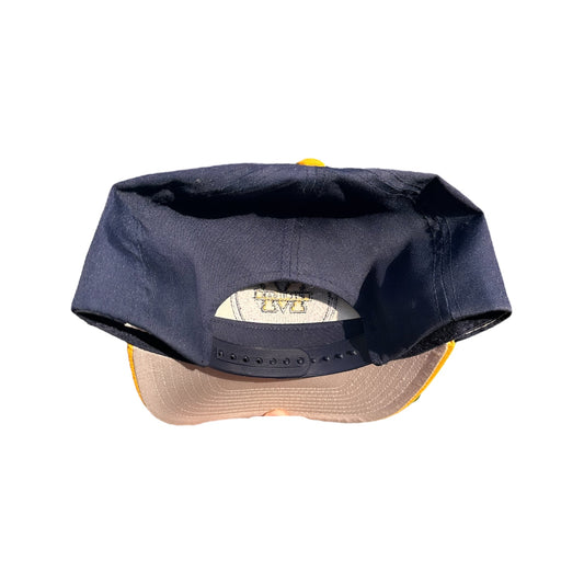 90s AJD Michigan Wolverines Circle Logo Snapback