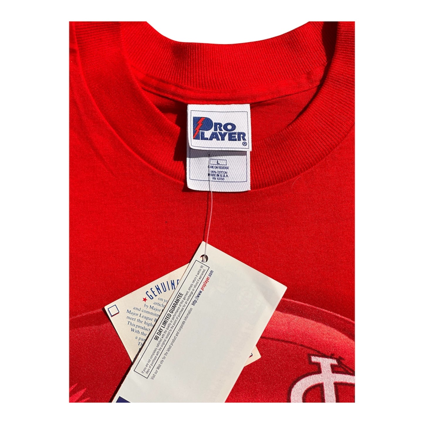 NWT 1998 Pro Player St. Louis Cardinals Realism Tee