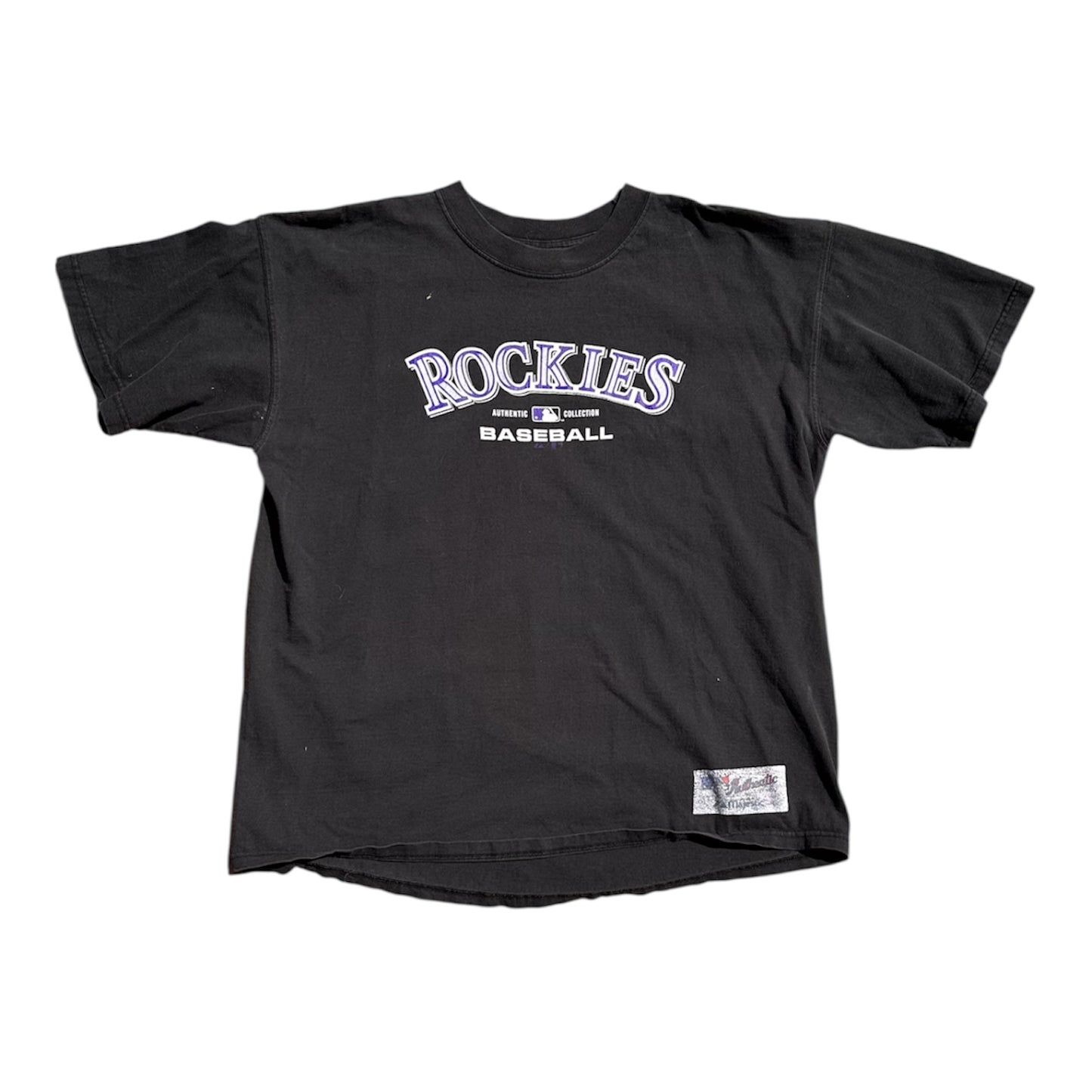 Y2K Majestic Colorado Rockies Tee
