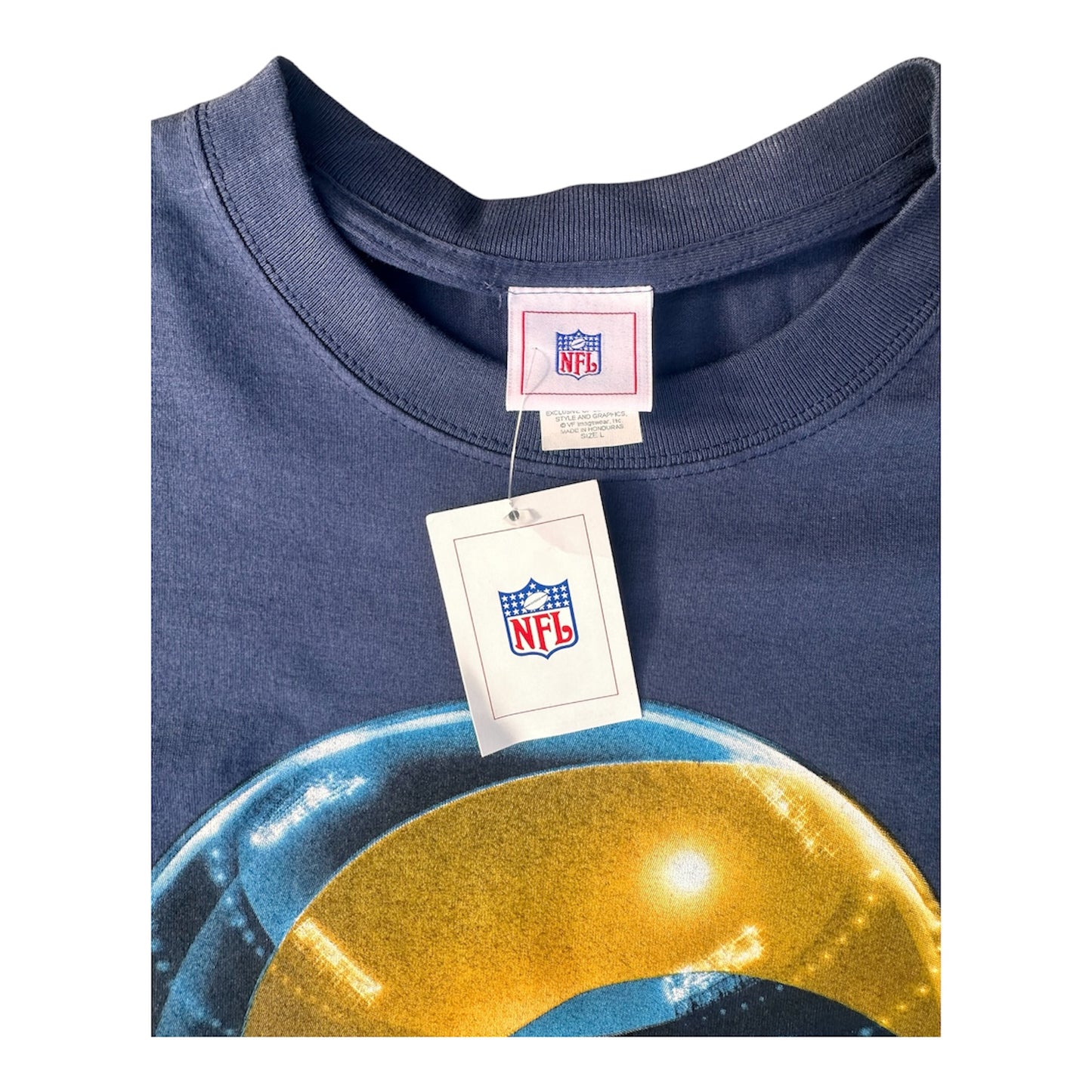 NWT Y2K NFL St. Louis Rams Helmet Tee