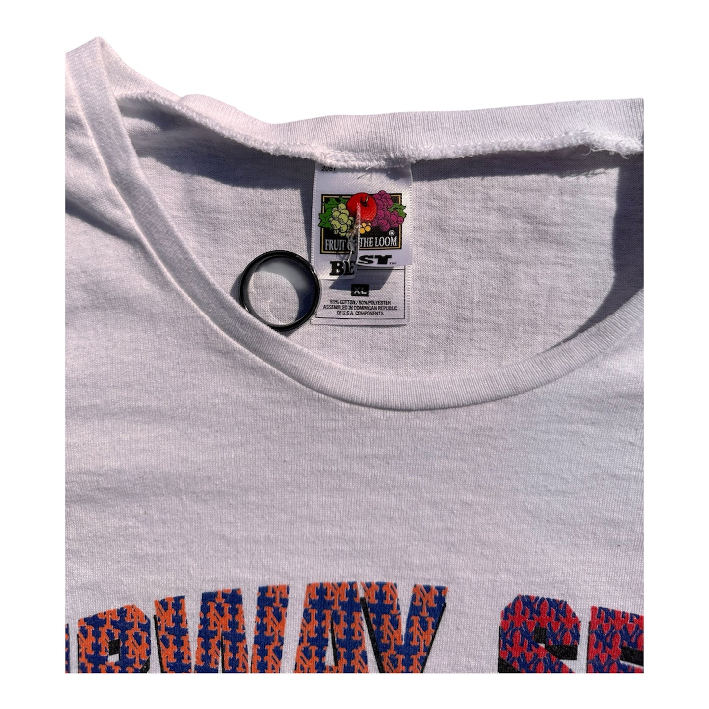 Y2K Fruit of the Loom Subway Series New York Mets & Yankees T-Shirt