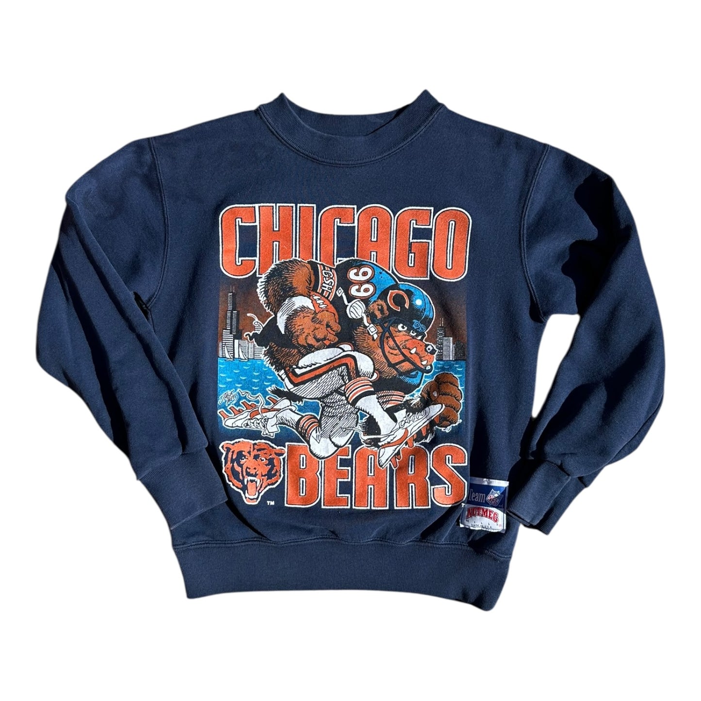 Vintage 90s Youth Chicago Bears Crewneck Sweatshirt