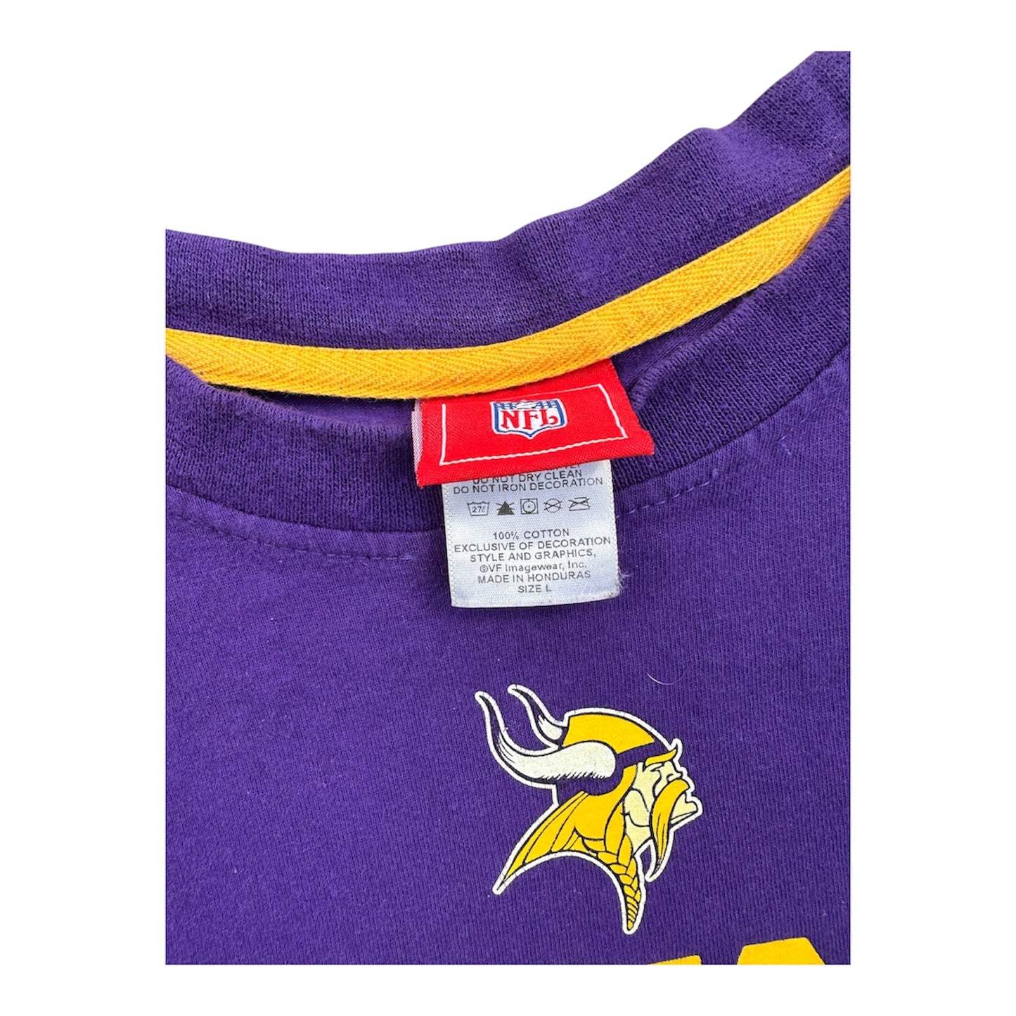 Y2K NFL Minnesota Vikings Rugby Long Sleeve