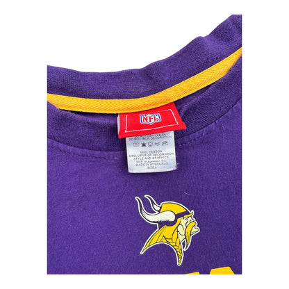 Y2K NFL Minnesota Vikings Rugby Long Sleeve T-Shirt