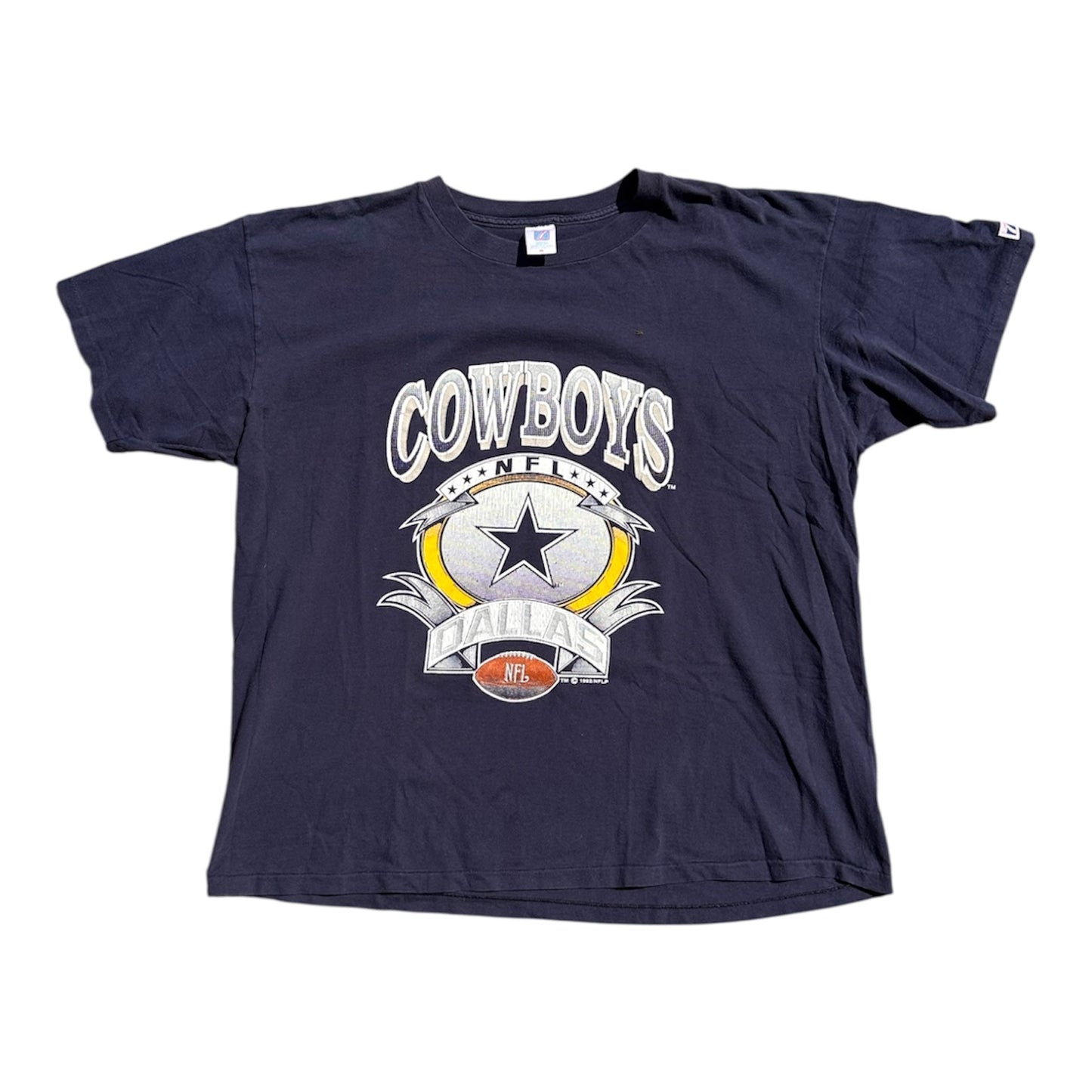 1992 Logo 7 Dallas Cowboys Single Stitch Tee