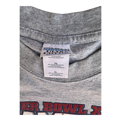 Y2K Gildan New England Patriots Super Bowl XXXVI Champs Mascot T-Shirt