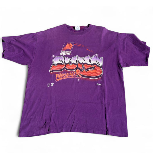 90s Salem Sportswear Phoenix Suns Graffiti Single Stitch T-Shirt