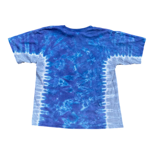 90s Liquid Blue Goessel Blue Birds Tie Dye Single Stitch T-Shirt