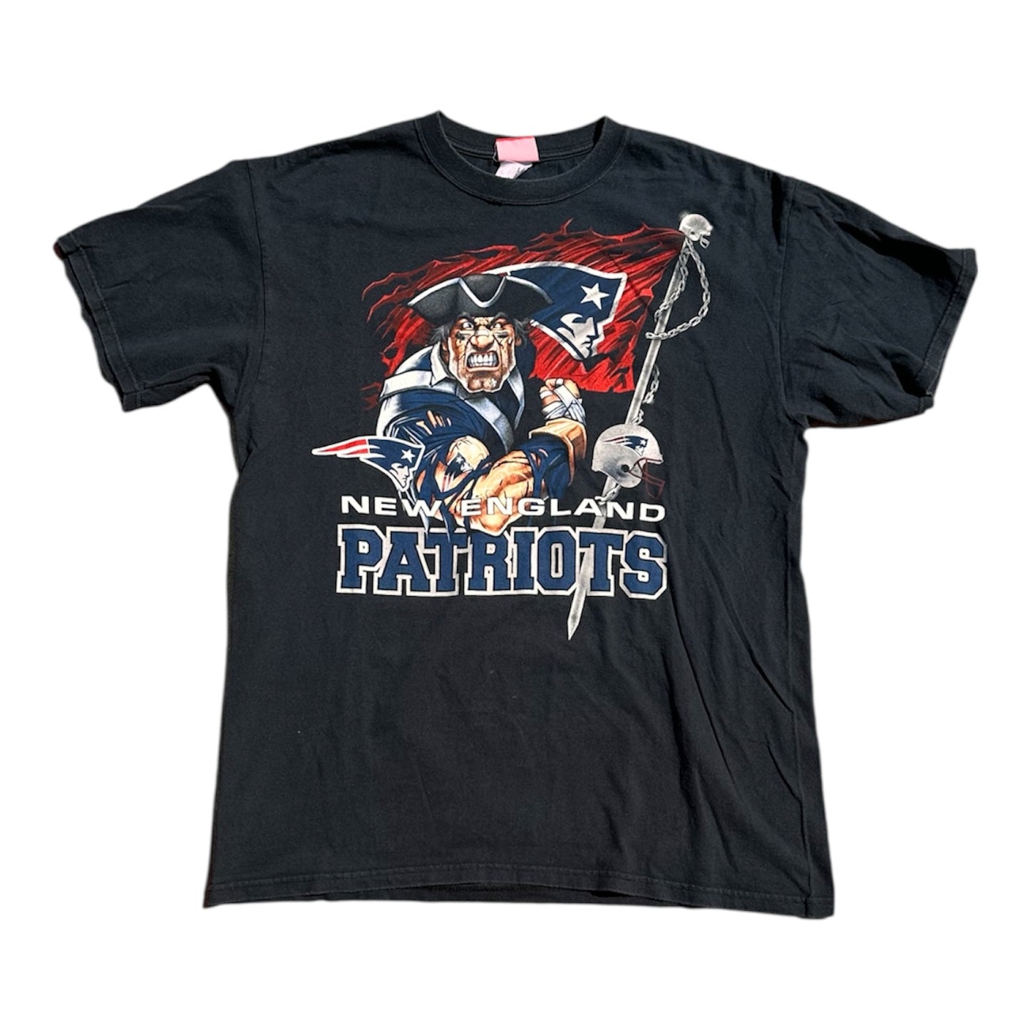 Y2K NFL New England Patriots Mascot T-Shirt