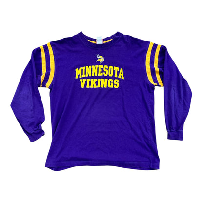 Y2K NFL Minnesota Vikings Rugby Long Sleeve T-Shirt