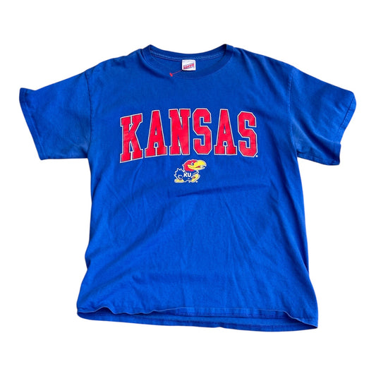 Y2K Soffe University of Kansas Jayhawks Single Stitch Tee